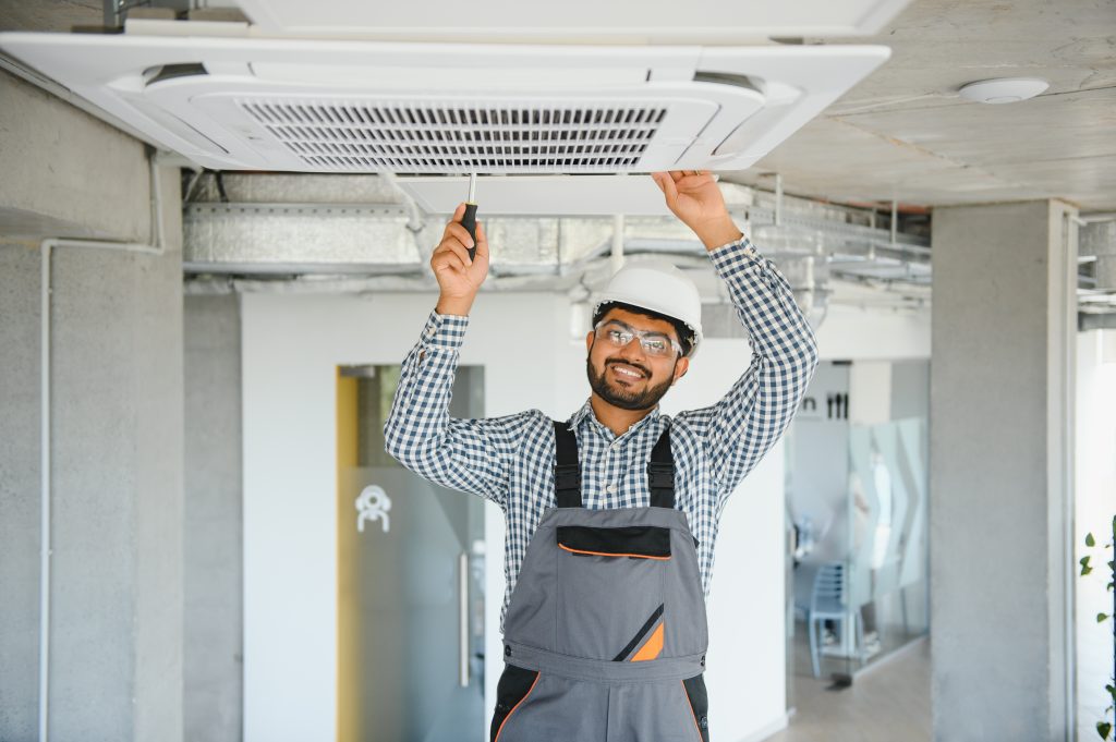 Business Owners Air Conditioner Chemical Cleaning